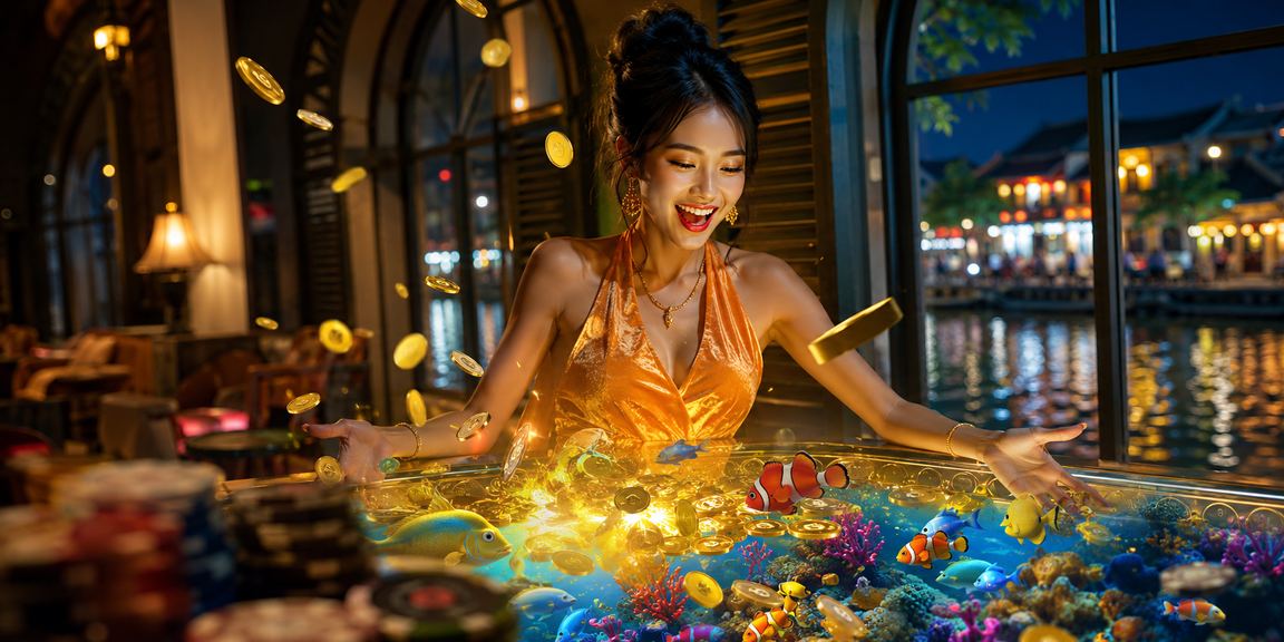 Người dùng thư giãn uống cà phê tại Hội An sau khi chơi casino có trách nhiệm